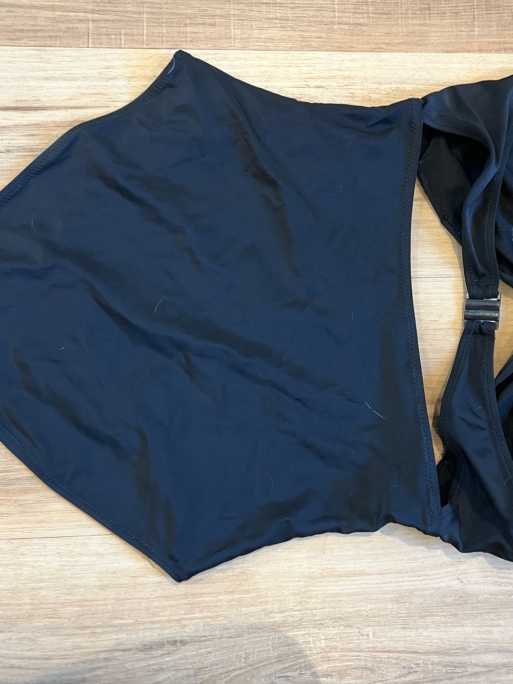 Black Cutout One-Piece Swimsuit - Picture 3 of 4